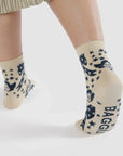 Baggu Crew Sock in Cherub Bows