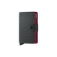 Secrid Cubic Mini Wallet in Black/Red