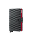 Secrid Cubic Mini Wallet in Black/Red