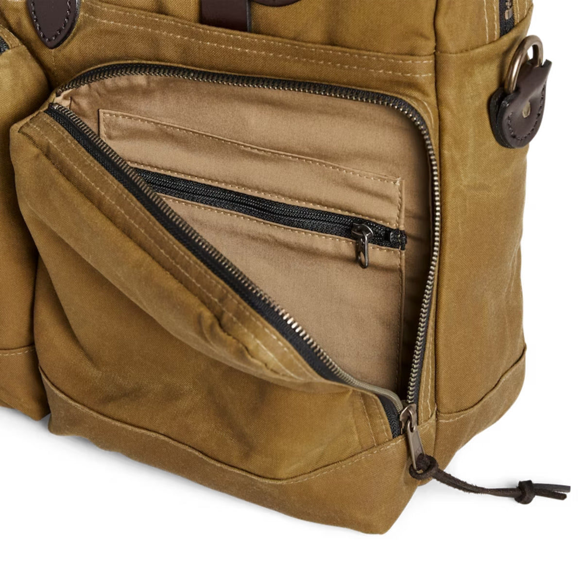 Filson 24 Hour Briefcase in Dark Tan