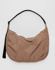 Baggu Large Nylon Crescent Bag in Cocoa