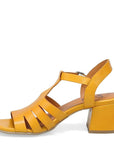 Miz Mooz Women's Boardwalk Heeled Sandal in Ochre