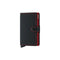 Secrid Mini Wallet Matte in Black/Red