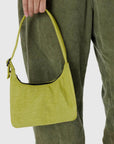 Baggu Mini Nylon Shoulder Bag in Lemongrass