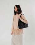 Baggu Nylon Shoulder Bag in Black