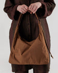 Baggu Nylon Shoulder Bag in Brown