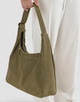 Baggu Nylon Shoulder Bag in Seaweed