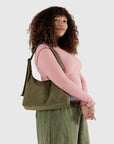 Baggu Nylon Shoulder Bag in Seaweed