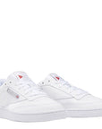 Reebok Women's Club C 85 in White/Sheer Grey