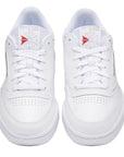 Reebok Women's Club C 85 in White/Sheer Grey