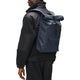 Rains Rolltop Rucksack in Navy