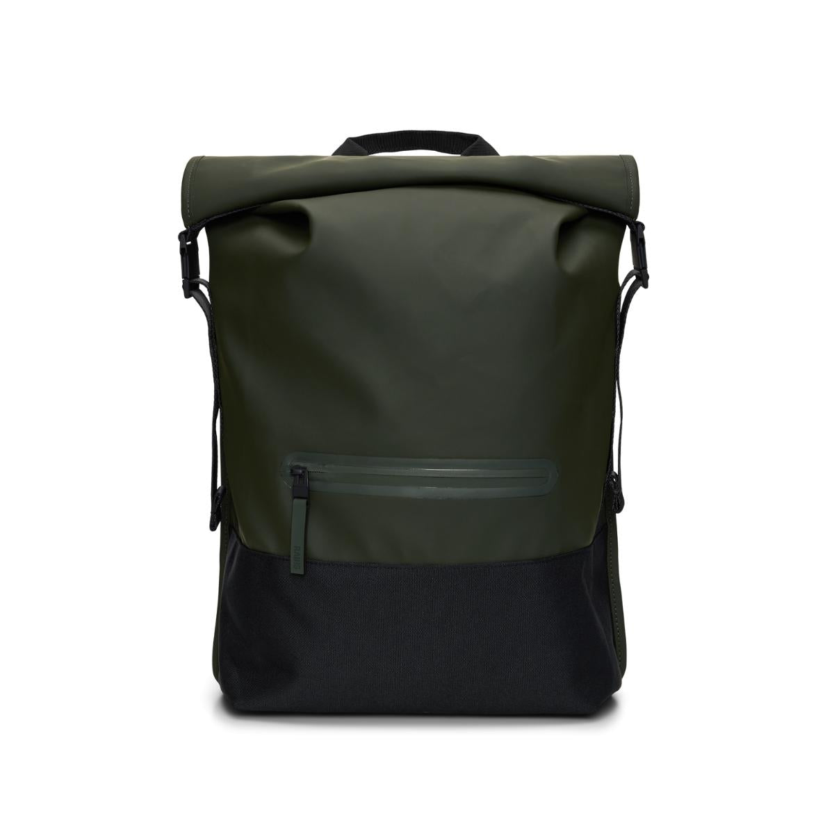 Rains Trail Rolltop Backpack in Green – Getoutside Shoes