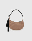 Baggu Small Nylon Crescent Bag in Cocoa