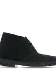 Clarks Women's Desert Boot in Black Suede