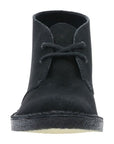 Clarks Women's Desert Boot in Black Suede