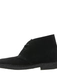 Clarks Women's Desert Boot in Black Suede