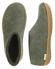 Glerups Shoe Natural Rubber Sole in Forest