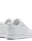 Reebok Women's Classic Leather in Cloud White/Cloud White/Pure Grey 3