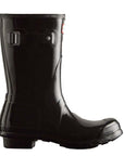 Hunter Women's Original Short Gloss Rain Boots in Black