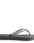 Havaianas Women's Slim Flatform Flip Flop in Steel Grey