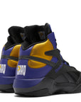 Reebok Men's Shaq Attaq Basketball Shoes in Core Black/Bold Purple/Collegiate Gold