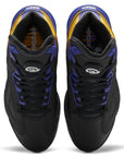 Reebok Men's Shaq Attaq Basketball Shoes in Core Black/Bold Purple/Collegiate Gold