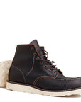 Red Wing Men's Classic 6 Inch Moc 8849 in Black Prairie (D Width)