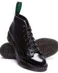 Solovair Monkey Boot in Black Hi-Shine