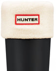 Hunter Fleece Welly Socks in Cream